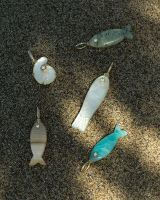 Pearlescent Fish Pendant
