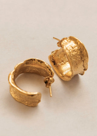 Message in a Bottle Earrings - Gold