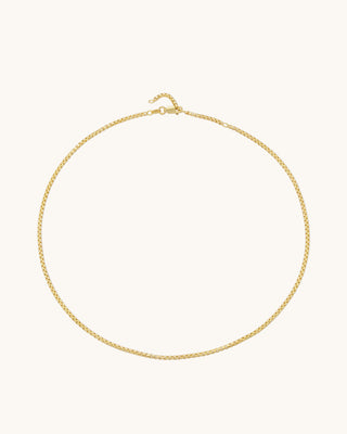Round Box Chain Necklace