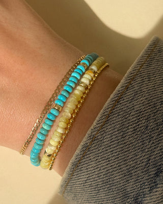 Yellow Opal Gemstone Bracelet